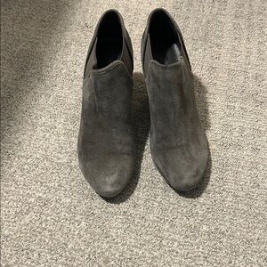 Gray Suede booties